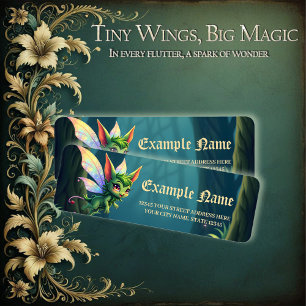 Enchanted Fairy Critter – Magical Forest Sprite  Return Address Label