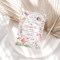 Enchanted Fairy Garden Birthday Invitation