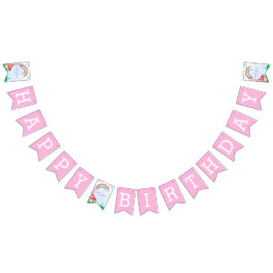 Enchanted Fairy Garden Happy Birthday Bunting