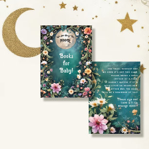 Enchanted Fairy Tea Party Floral Books for Baby Enclosure Card