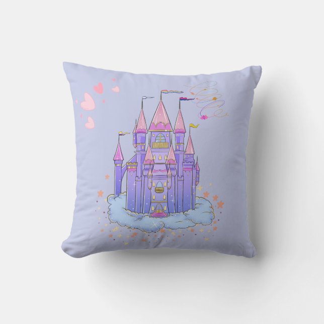 Enchanted Fairytale Castle Pillow (Front)