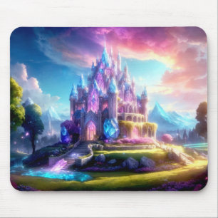 Enchanted Fairytale Crystal Castle Mouse Pad