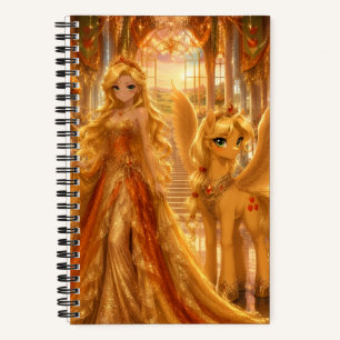 Enchanted Fairytale Magical Spiral Sketch Notebook