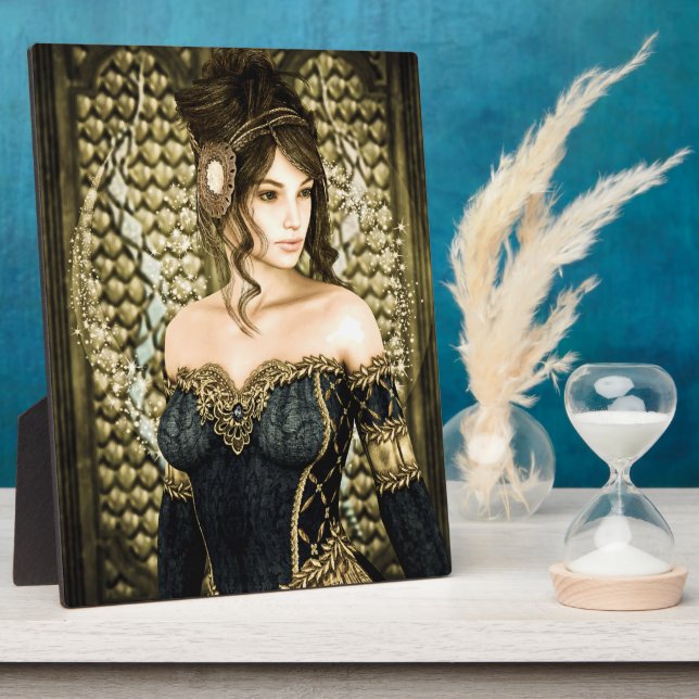 Enchanted Fairytale Princess Portrait Plaque (Side)