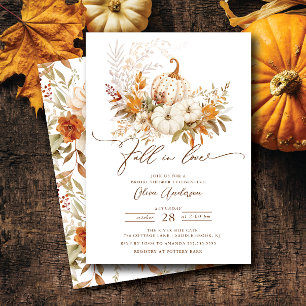 Enchanted Fall In Love Bridal Shower Invitation
