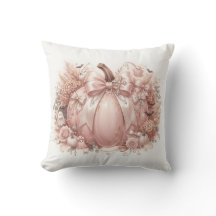 Enchanted Fall Pumpkin Throw Pillow