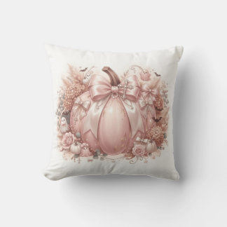 Enchanted Fall Pumpkin Throw Pillow