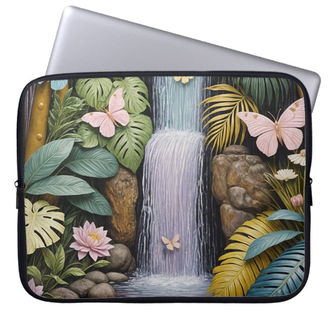 Enchanted Falls Oasis Laptop Sleeve (Front)