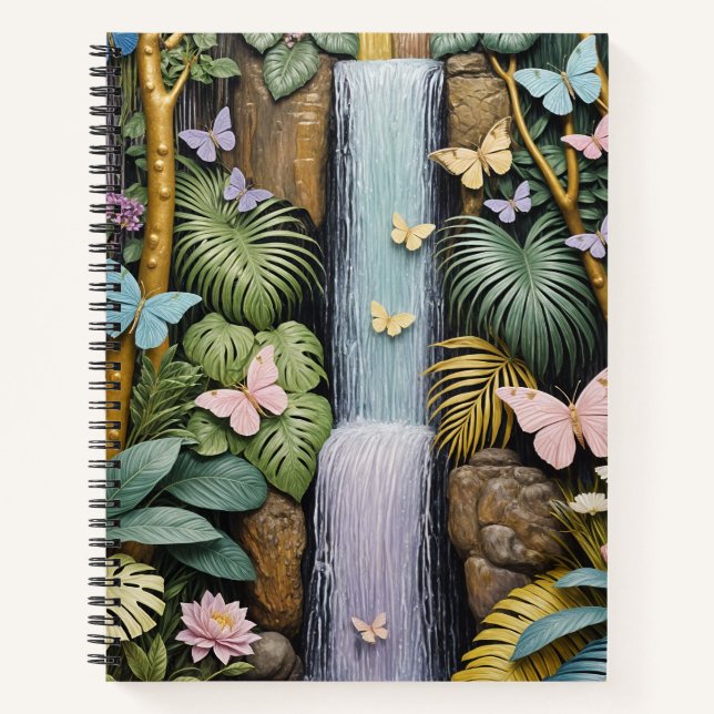 Enchanted Falls Oasis Notebook (Front)