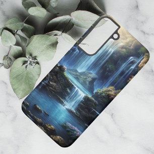 Enchanted Fantasy Waterfall Dreamscape  Samsung Galaxy Case