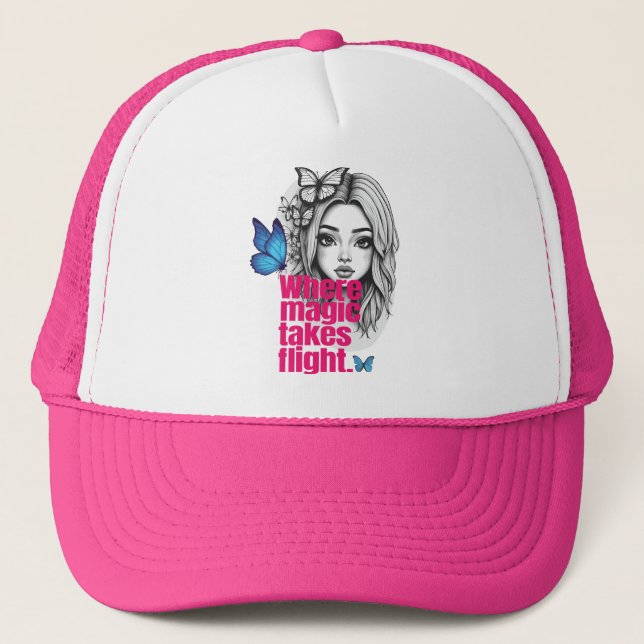 Enchanted Flight Trucker Hat (Front)