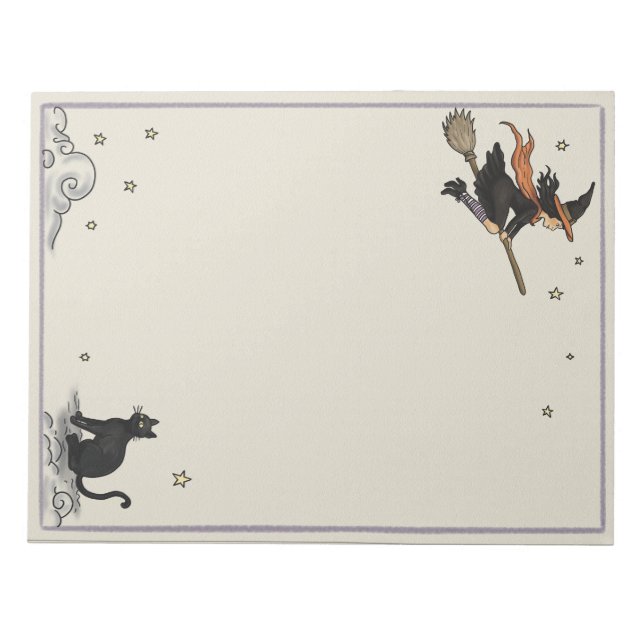 Enchanted Flight Unlined 8.5" x 11"  Notepad (Front)