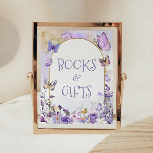 Enchanted Floral Butterfly Books and Gifts Poster