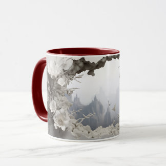 Enchanted Floral Realm Ceramic Coffee Mug ☕