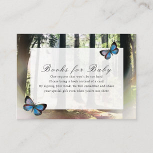 Enchanted Forest Baby Shower Books for Baby Enclosure Card