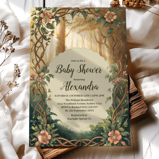 Enchanted Forest  Baby Shower Invitation (Creator Uploaded)