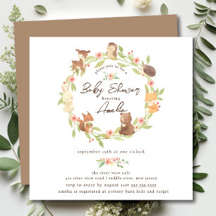 Enchanted Forest Baby Shower  Invitation