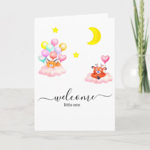 Enchanted Forest Baby Shower Invite - Cute Animals