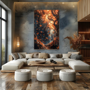 Enchanted Forest: Bicolor Butterfly Wonder Poster