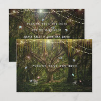 Enchanted Forest Butterflies Gold Lights