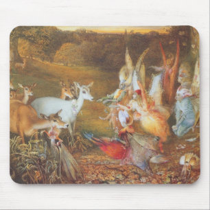 Enchanted Forest by artist John Anster Fitzgerald Mouse Pad