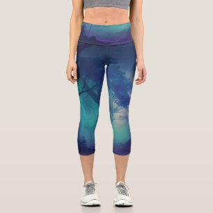 Enchanted Forest  Capri Leggings