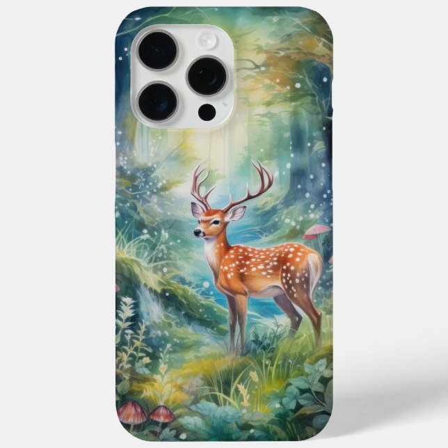 Enchanted Forest Deer – Enchanted Woodland Case-Mate iPhone Case (Back)