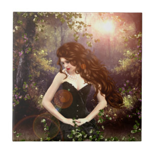 Enchanted Forest Dream Ceramic Tile