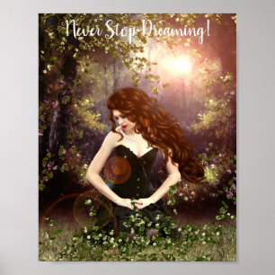 Enchanted Forest Dream Poster