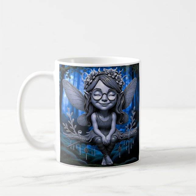 Enchanted Forest Elf Coffee Mug (Left)