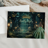 Enchanted Forest Emerald Green Dress Quinceañera