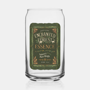 Enchanted Forest Essence Vintage Halloween Can Glass