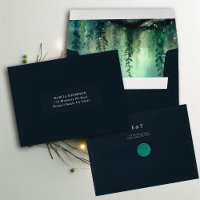 Enchanted Forest Fairies Garden Monograms Wedding