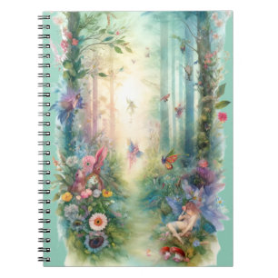 Enchanted Forest Fairies Whimsical Woodland Notebook