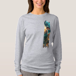 Enchanted Forest Fairy Brushstroke Paint  T-Shirt