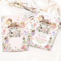 Enchanted Forest Fairy Floral Garden Girl Birthday