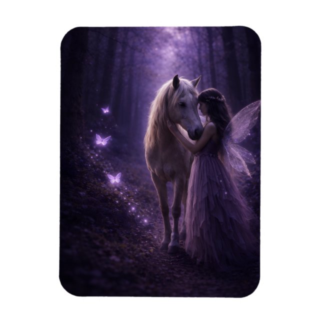 Enchanted Forest Fairy Magnet (Vertical)
