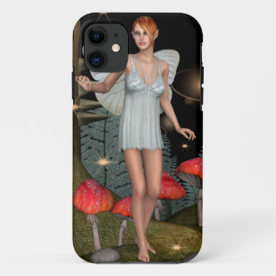 Enchanted Forest Fairy Mushroom Fantasy Art iPhone 11 Case