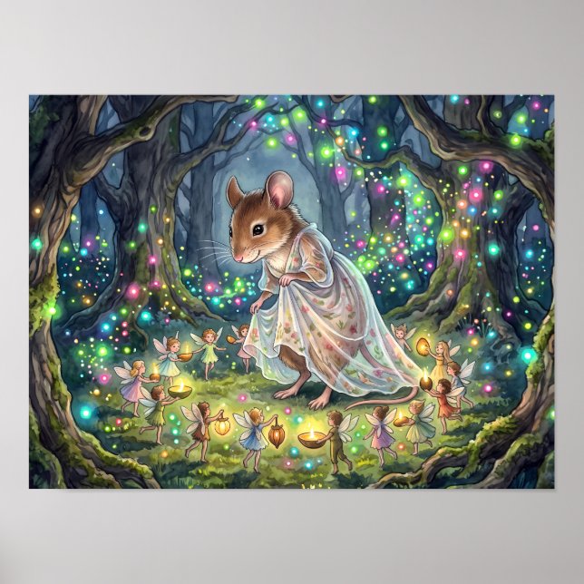Enchanted Forest Fairy Ring Poster (Front)