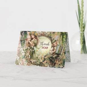 Enchanted Forest Fairy Thank You Card