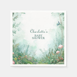 Enchanted Forest Fairytale Forest Baby Shower Napkin