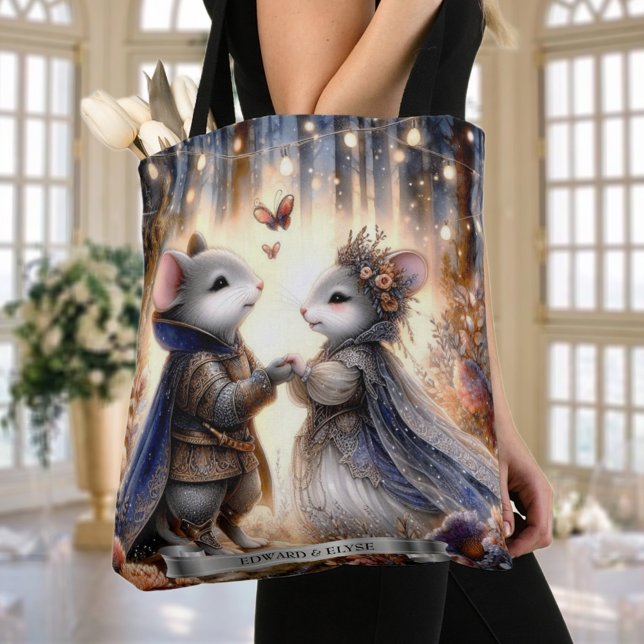 Enchanted Forest Fairytale Mouse Wedding   Tote Bag (Creator Uploaded)