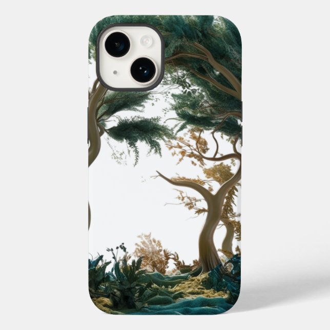 Enchanted Forest Gateway – Nature Inspired Artisti Case-Mate iPhone Case (Back)