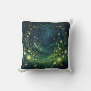 Enchanted Forest Glow Magical Night Cushion