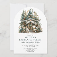 Enchanted Forest Gnome 1st Birthday