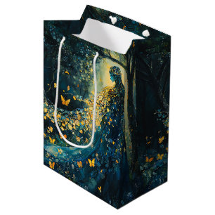 Enchanted Forest Goddess with Butterflies (8) Medium Gift Bag