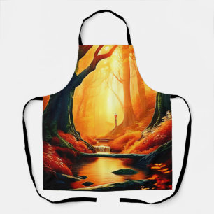 Enchanted Forest Golden Glow Apron