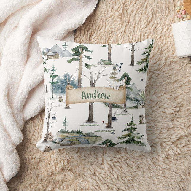Enchanted Forest Harmony Customisable Cushion (Blanket)