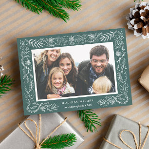 Enchanted Forest Holiday Photo Card
