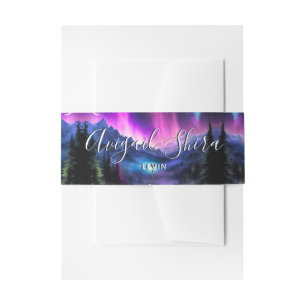 Enchanted Forest Invitation Belly Band